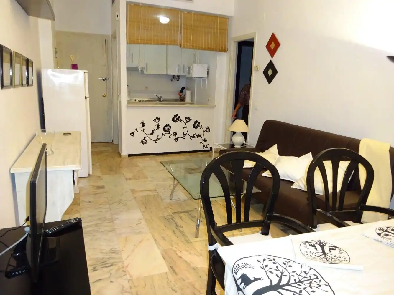 Sala de estar de Apartamento de alquiler en Sevilla con Aire acondicionado, Calefacción y Amueblado