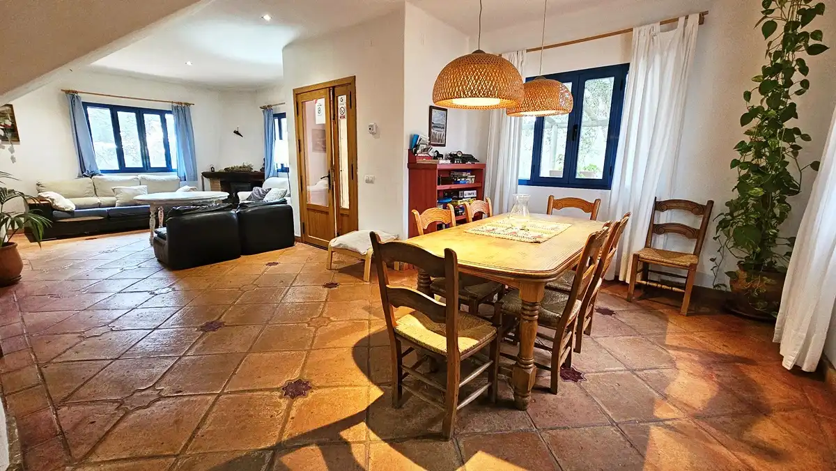 Comedor de Finca rústica en venta en Santa Ana la Real con Calefacción, Jardín privado y Terraza