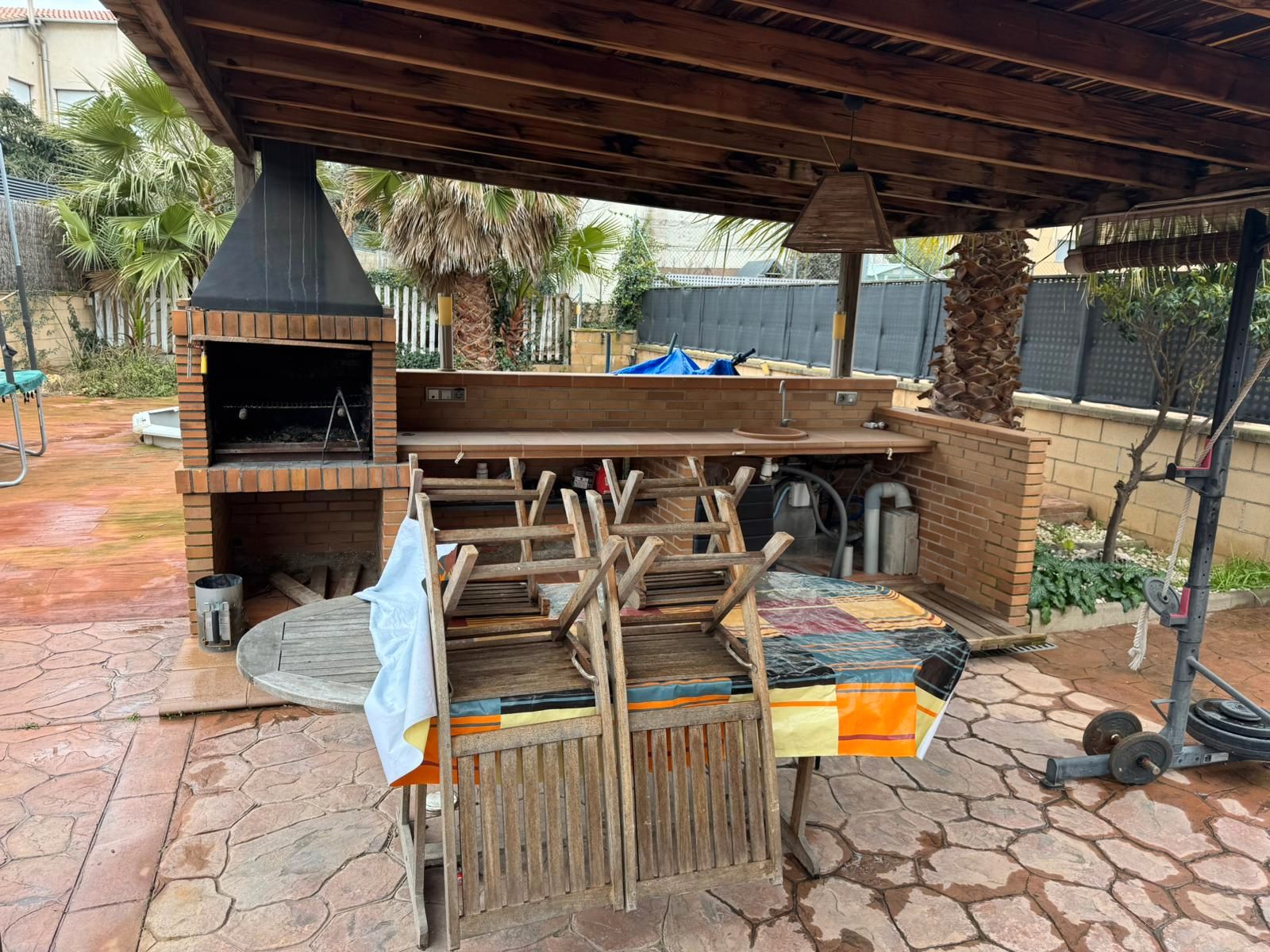 Terraza de Casa o chalet de alquiler en Viladecavalls con Piscina y Se aceptan mascotas