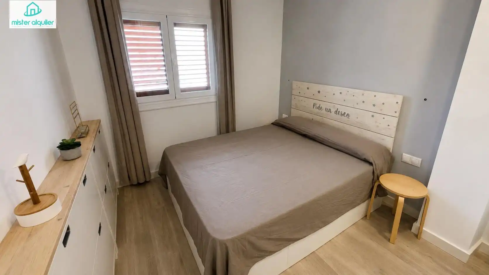Schlafzimmer von Wohnungen zur Miete in El Campello mit Klimaanlage, Heizung und Terrasse