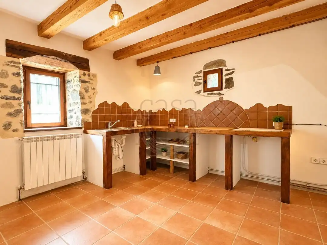 Cuina de Casa o xalet en venda en Areatza amb Terrassa