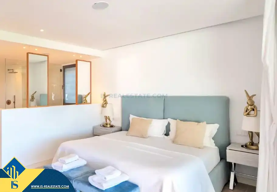 Bedroom of Flat for sale in Santa Eulària des Riu  with Terrace, Swimming Pool and Furnished