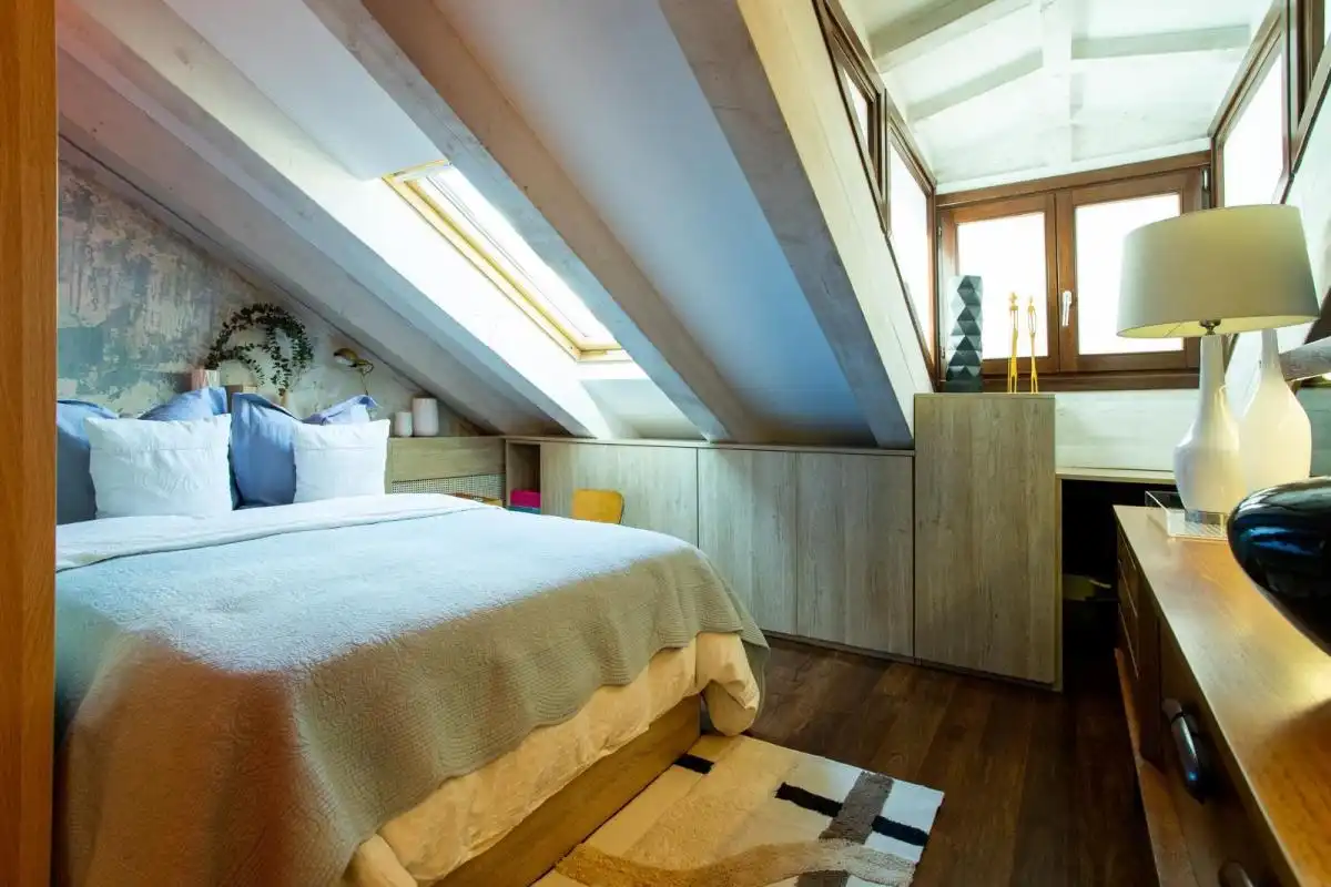 Schlafzimmer von Maisonette zum Verkauf in Madrid mit Klimaanlage und Heizung