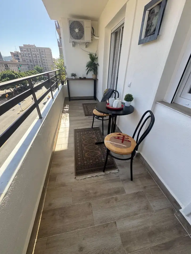 Balcony of Flat for sale in Málaga  with Air Conditioner, Terrace and Furnished