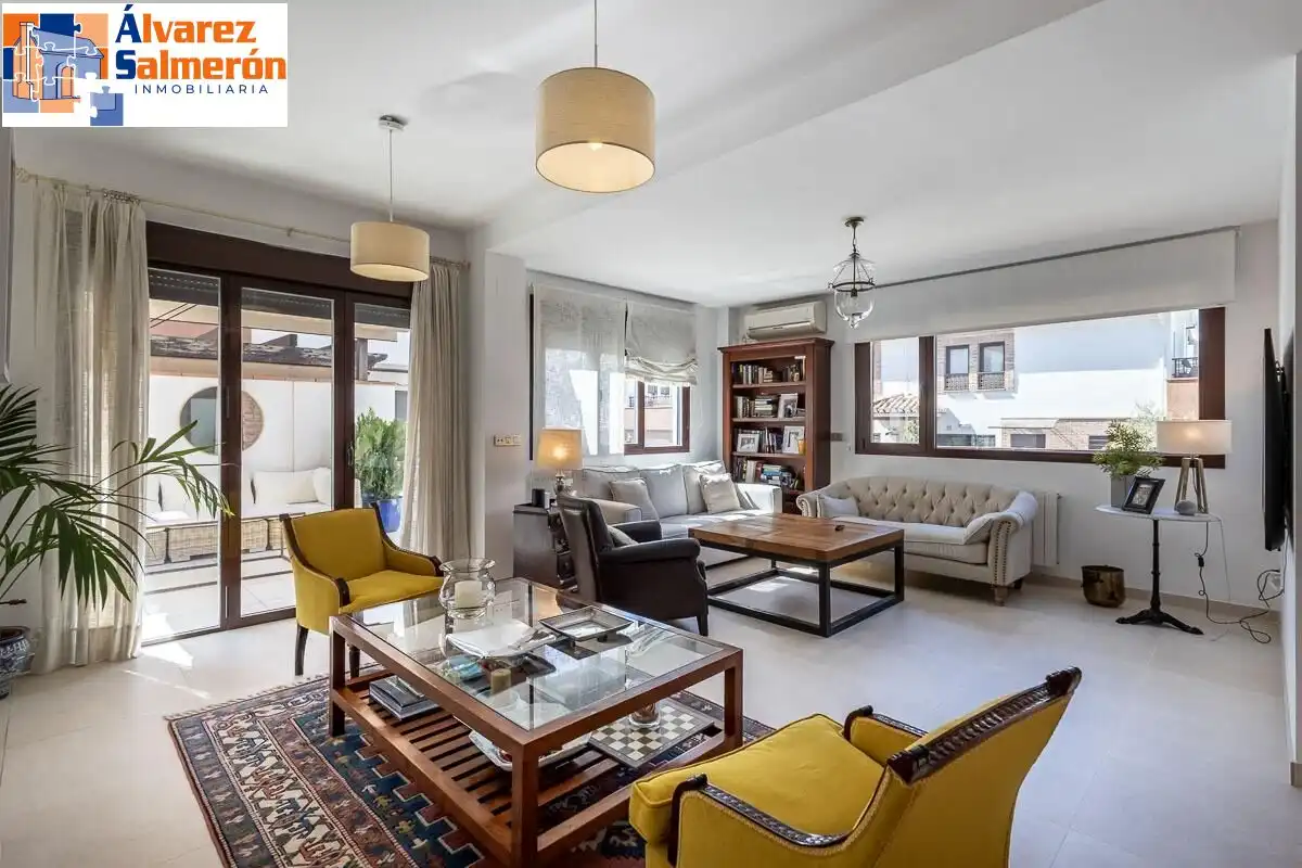 Living room of Houses for sale in Huétor Vega  with Air Conditioner, Heating and Terrace
