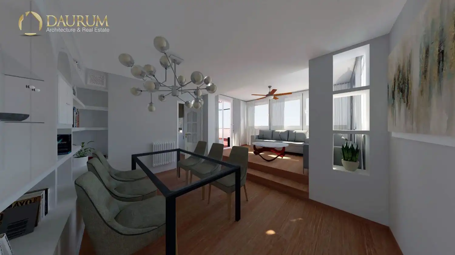 Living room of Attic for sale in Madrid  with Heating and Terrace