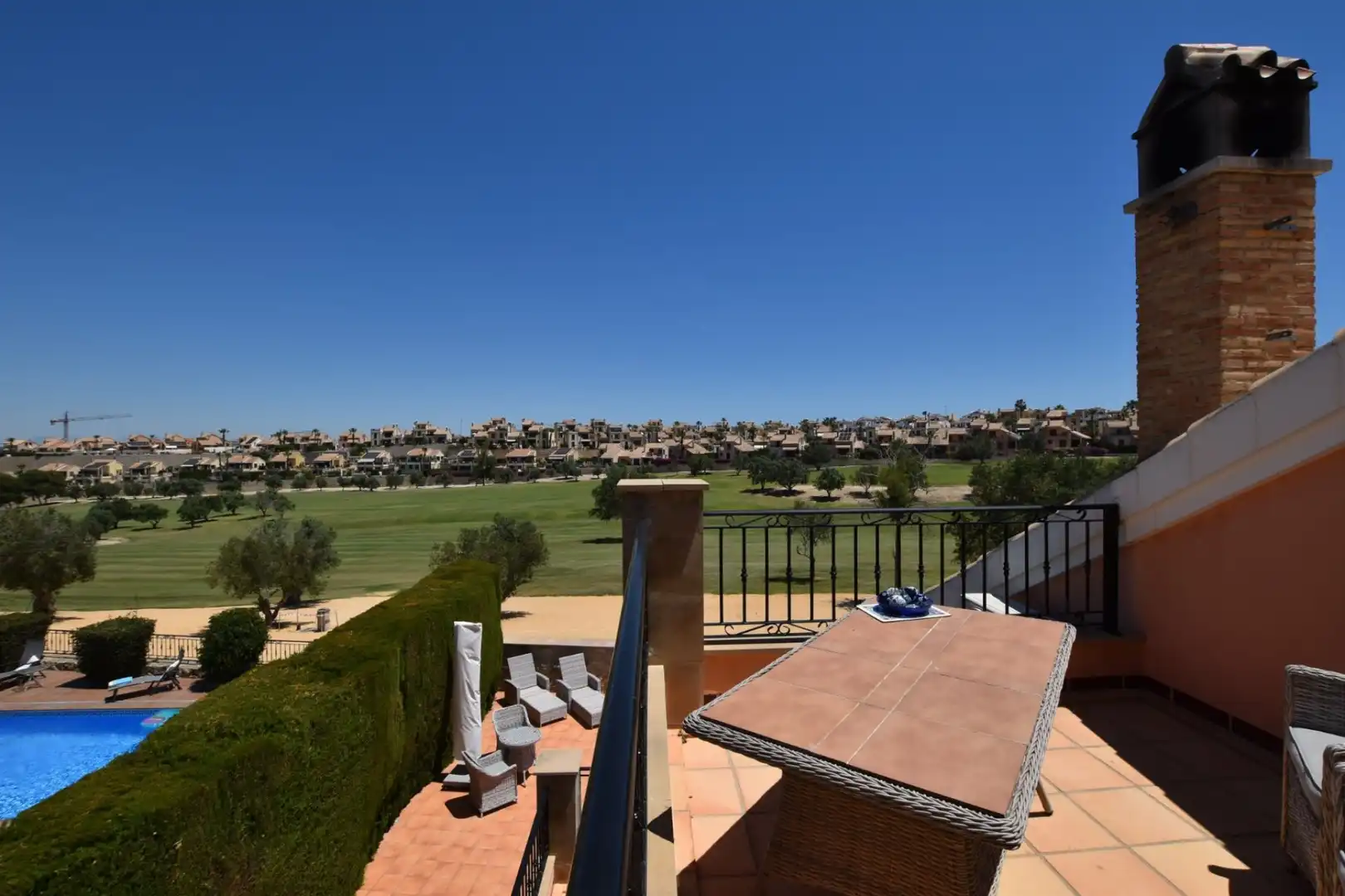 Terraza de Casa o chalet en venta en Algorfa con Aire acondicionado, Calefacción y Jardín privado