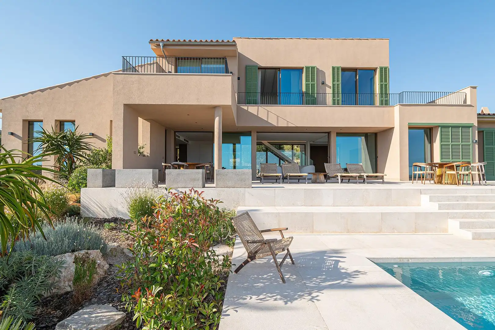 Exterior view of Houses for sale in  Palma de Mallorca  with Air Conditioner, Heating and Private garden