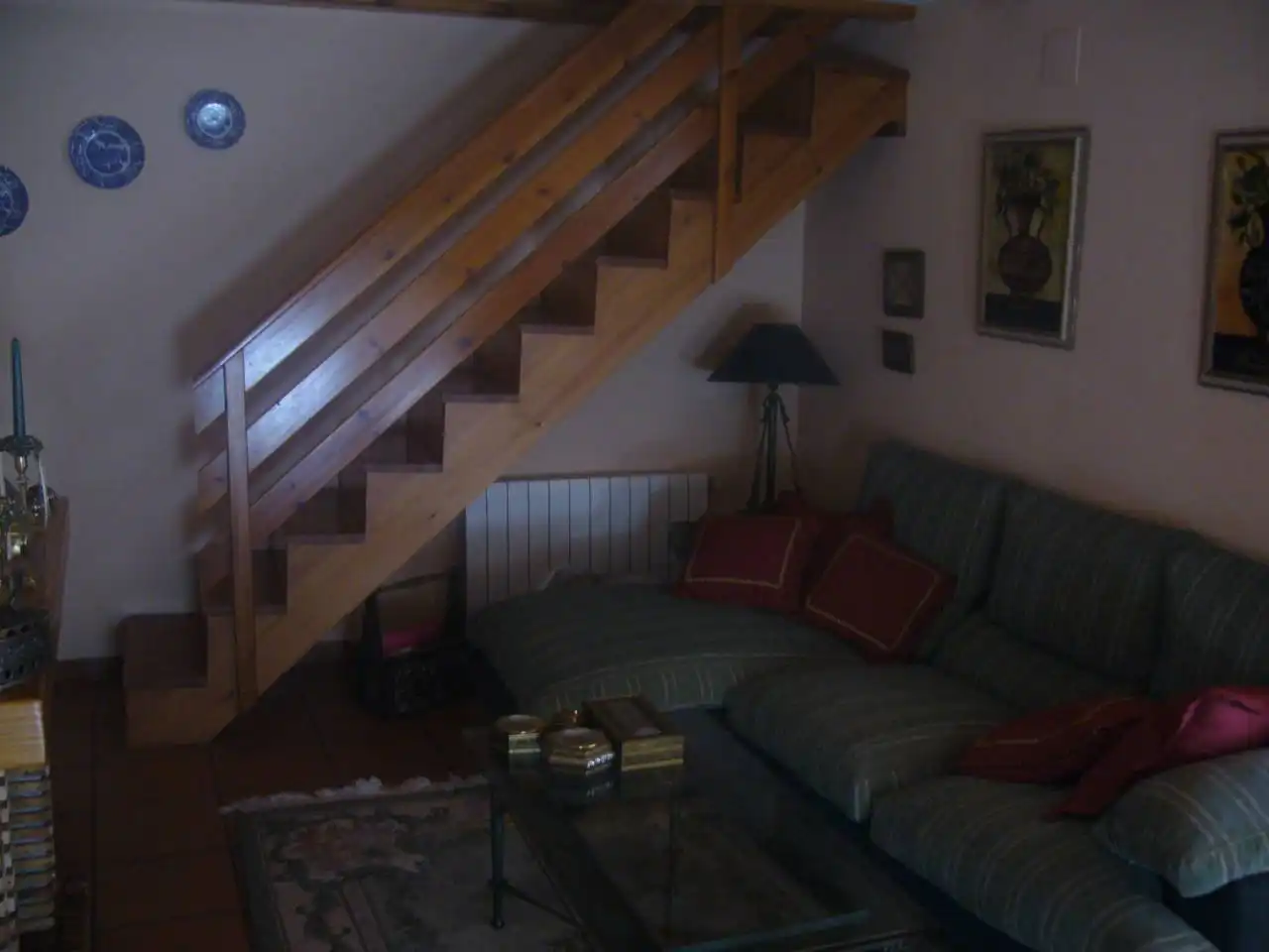 Sala de estar de Casa adosada en venta en Banyeres de Mariola con Calefacción y Terraza