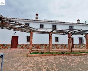 Exterior view of House or chalet for sale in Villanueva del Trabuco  with Heating, Private garden and Storage room