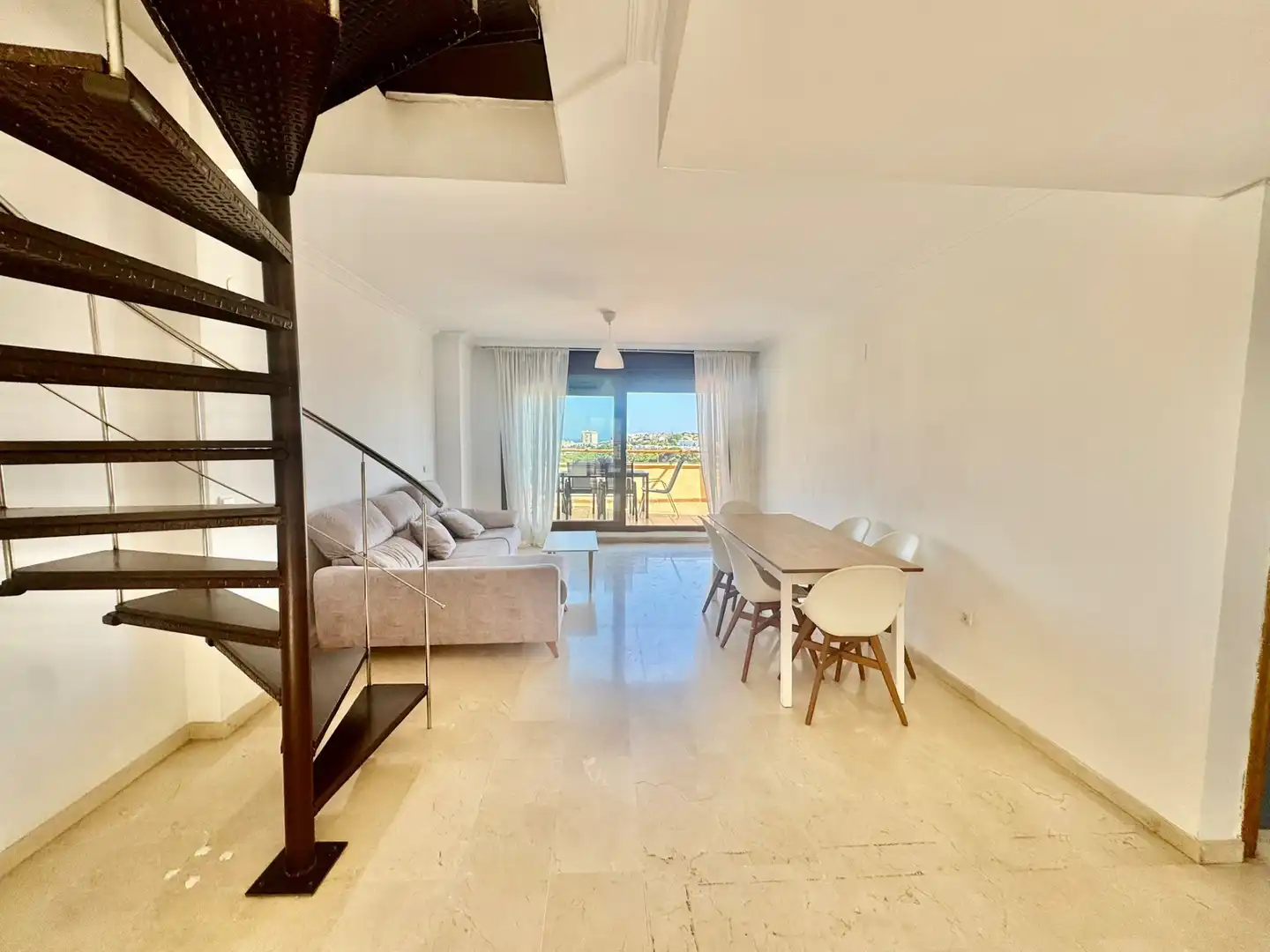 Living room of Apartments for rent in Benalmádena  with Air Conditioner, Furnished and Pets allowed