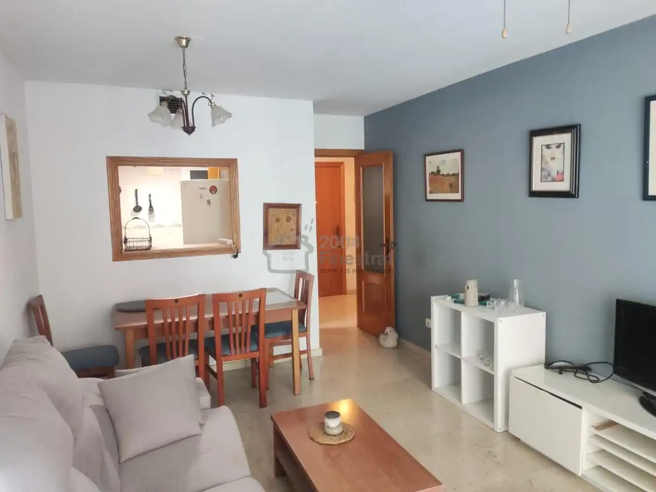 Sala d'estar de Apartament en venda en Villajoyosa / La Vila Joiosa amb Terrassa, Moblat i Piscina comunitària