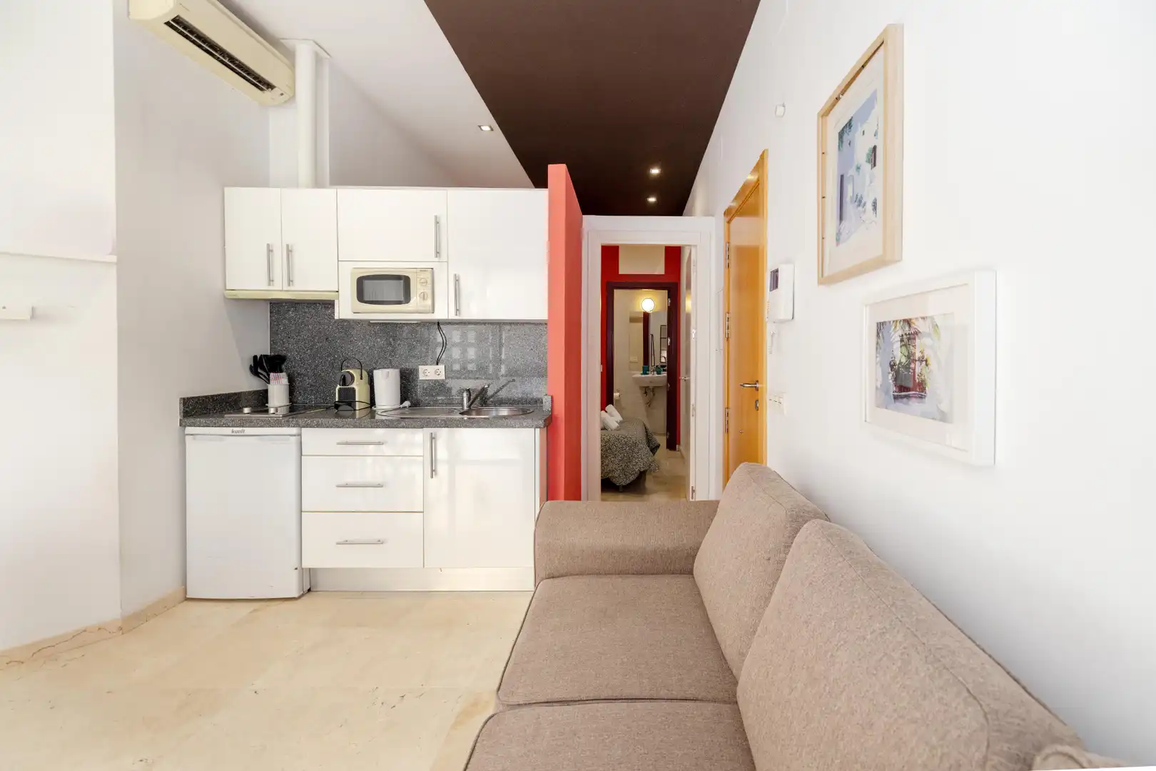 Sala de estar de Piso en venta en Málaga con Aire acondicionado, Calefacción y Amueblado