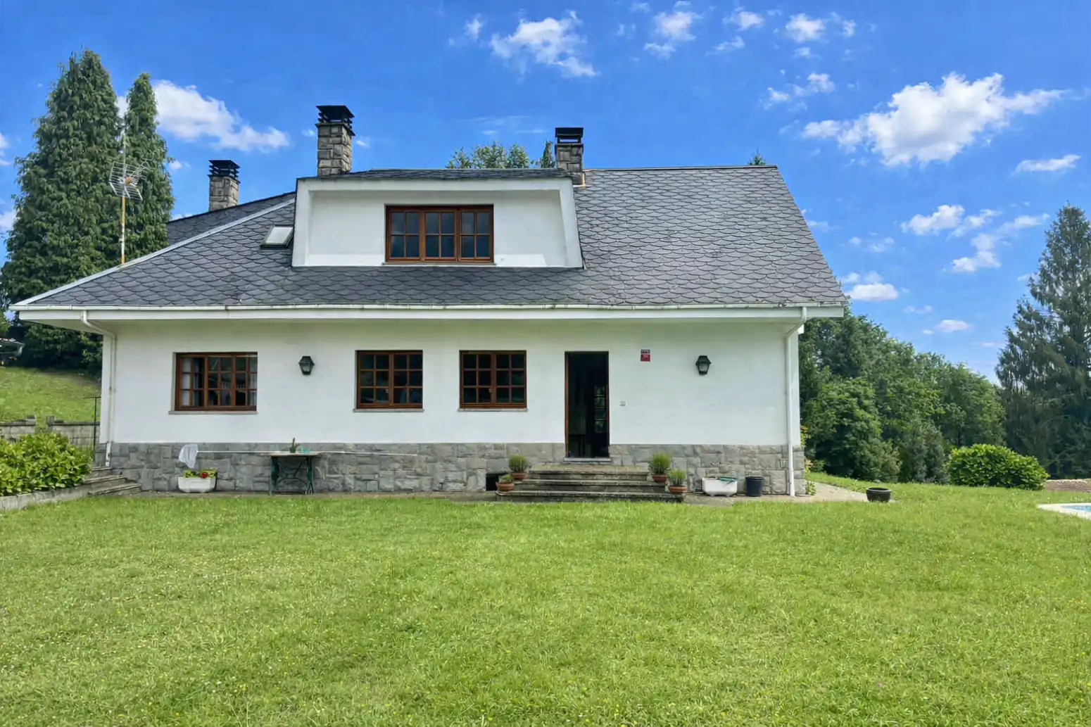 Exterior view of Houses for sale in Sariego  with Heating, Private garden and Parquet flooring
