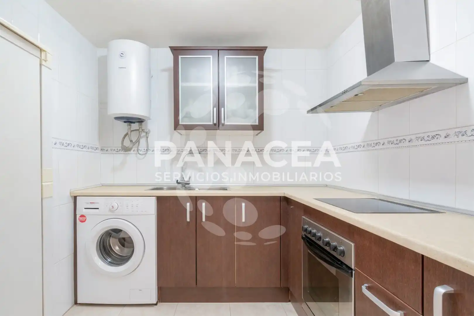 Kitchen of Flat for sale in Roquetas de Mar  with Furnished, Microwave and TV