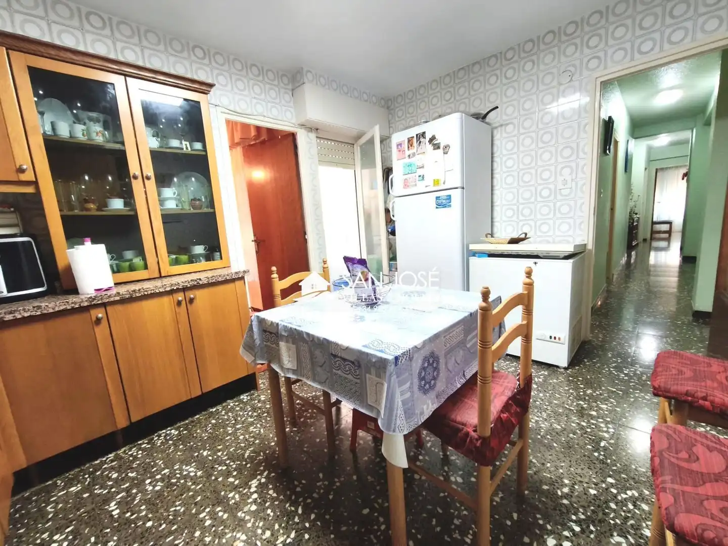 Kitchen of Flat for sale in Aspe  with Furnished and Balcony