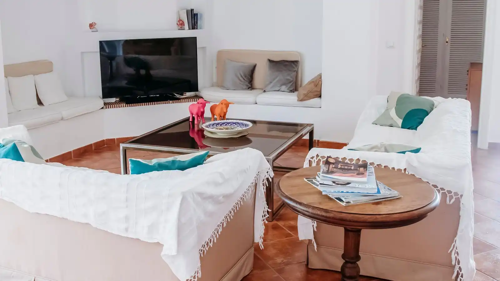 Sala de estar de Piso en venta en Marbella con Aire acondicionado, Terraza y Amueblado