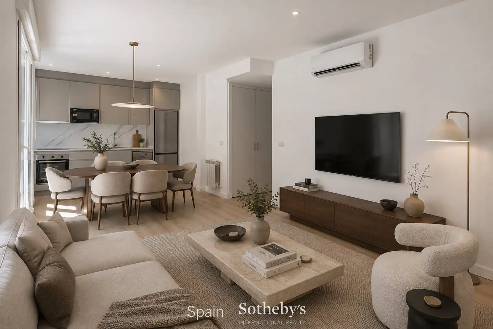 Living room of Apartments for sale in Madrid  with Air Conditioner and Terrace