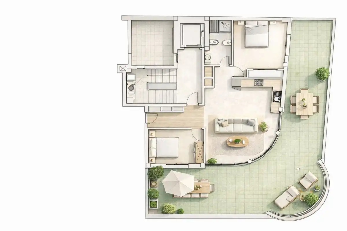 Ático con terraza en venta en Alameda Principal, imagen 35