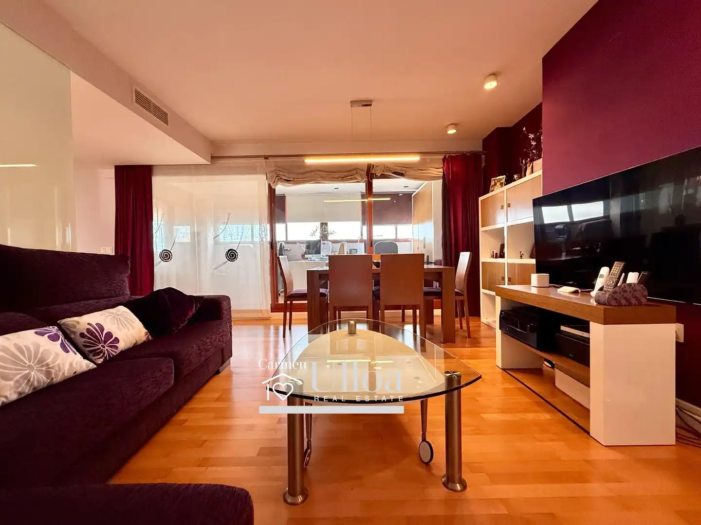 Sala de estar de Apartamento en venta en Alicante / Alacant con Aire acondicionado, Calefacción y Jardín privado