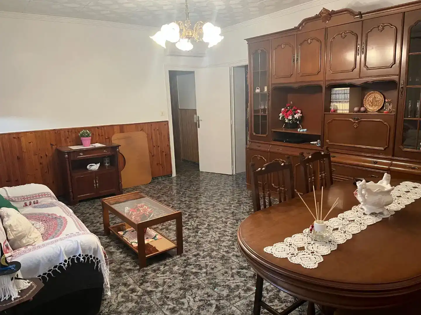 Wohnzimmer von Maisonette zum Verkauf in Lleida mit Klimaanlage, Abstellraum und Möbliert