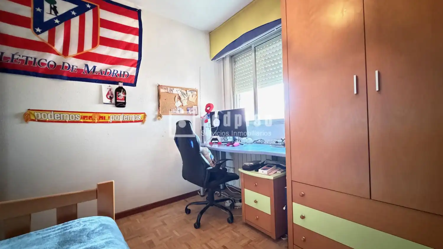 Bedroom of Flat for sale in Leganés  with Heating, Parquet flooring and Terrace