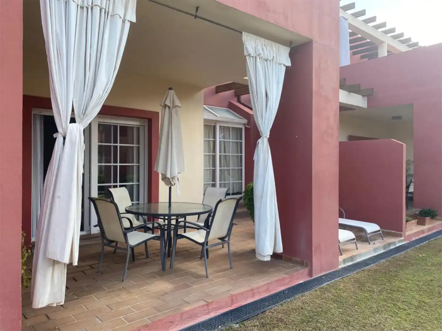 Terrace of Flat for rent in Sotogrande  with Air Conditioner, Private garden and Storage room