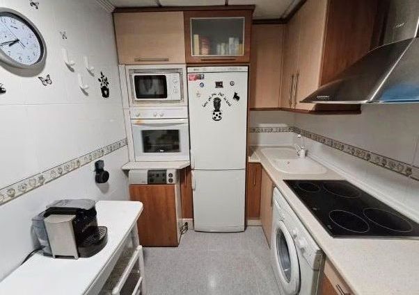 Küche von Wohnungen zum verkauf in Chinchilla de Monte-Aragón mit Heizung, Möbliert und Balkon