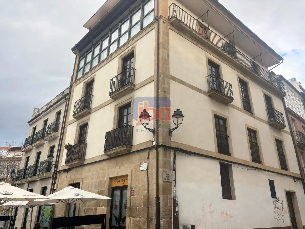 Vista exterior de Apartament de lloguer en Ourense Capital  amb Calefacció, Moblat i Balcó