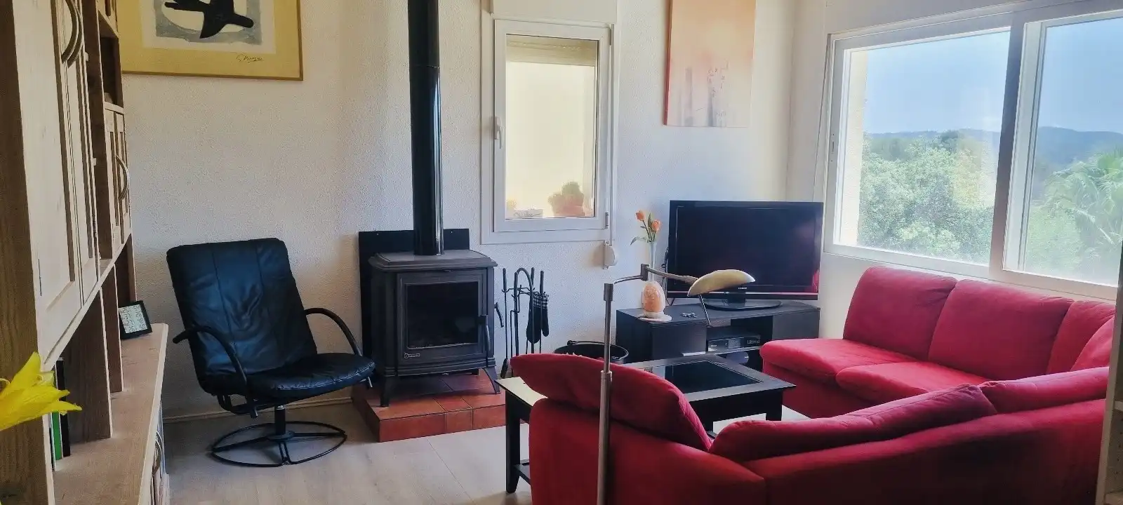 Sala de estar de Casa o chalet en venta en Xaló con Aire acondicionado, Calefacción y Jardín privado