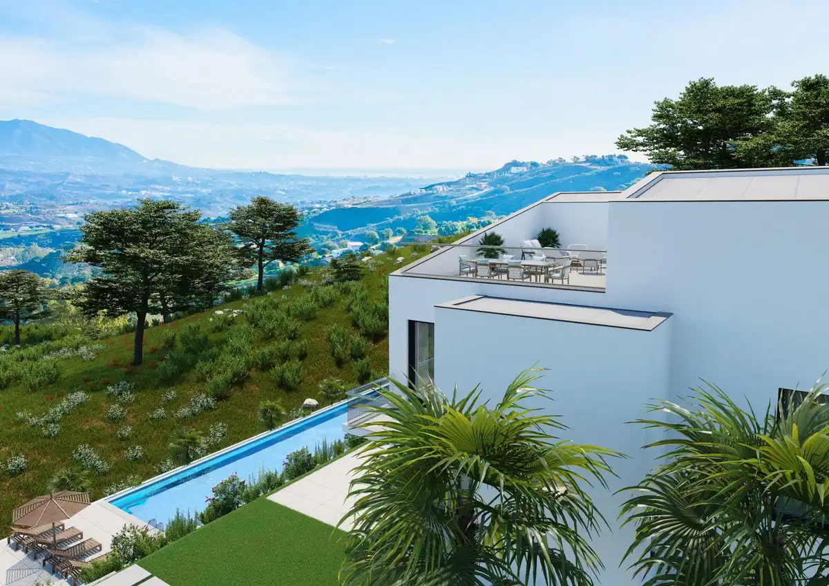 Terraza de Finca rústica en venta en Ojén con Terraza, Trastero y Alarma