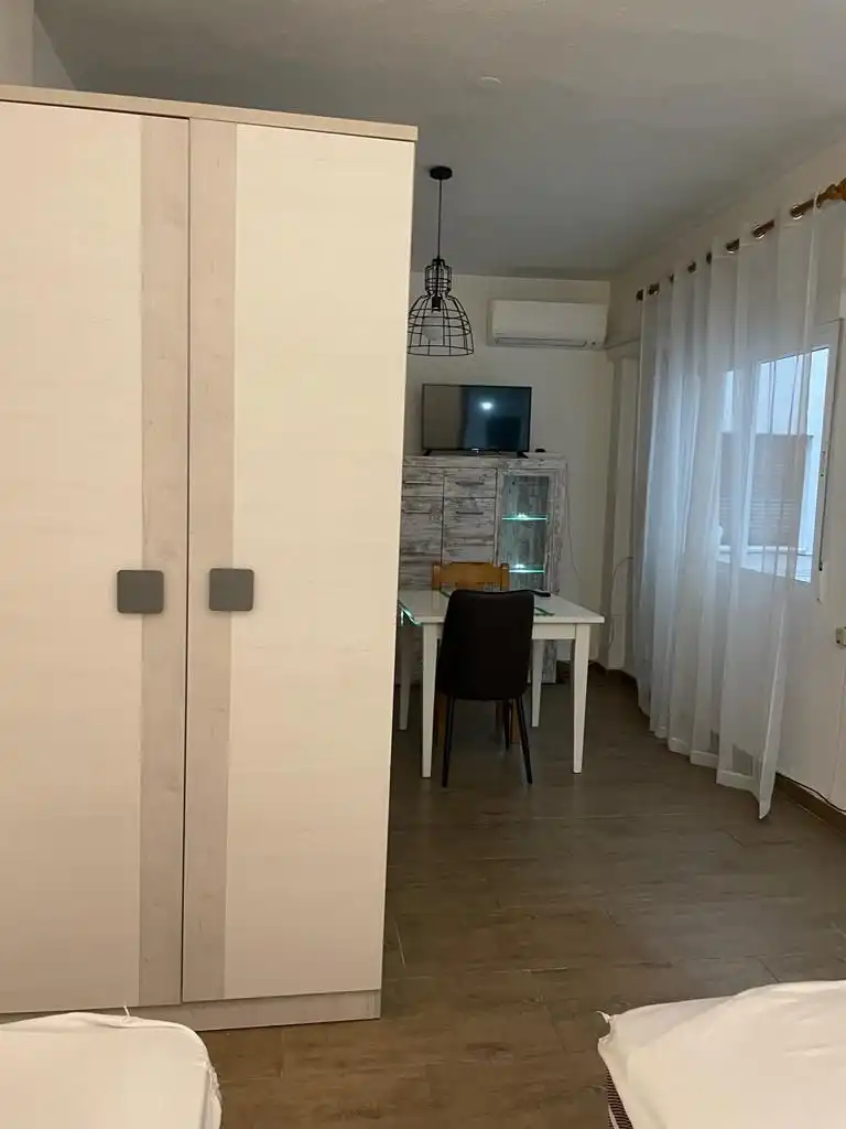 Sala d'estar de Estudi de lloguer en Granada amb Aire condicionat, Calefacció i Moblat