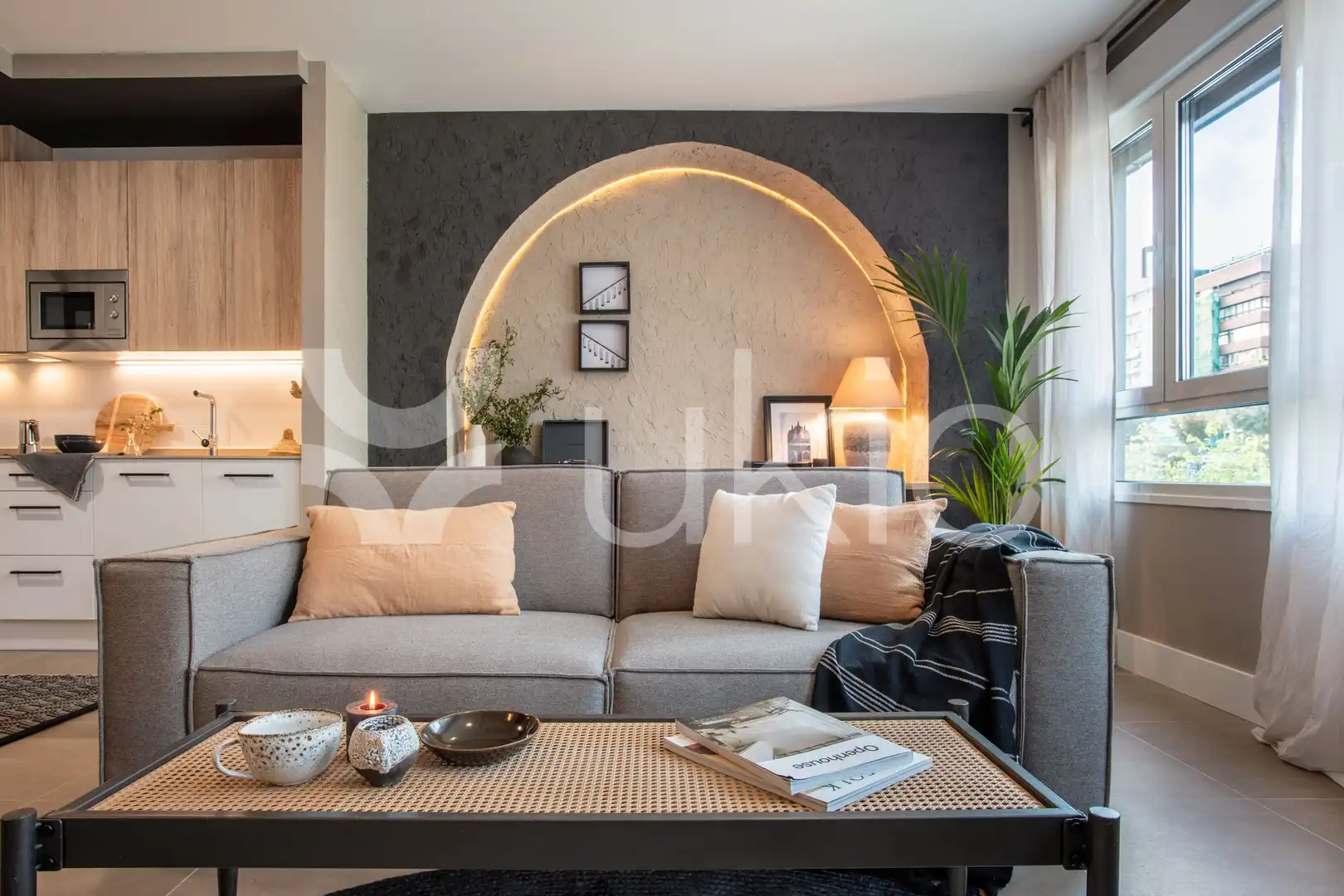 Living room of Apartments for rent in Madrid  with Air Conditioner, Heating and Terrace