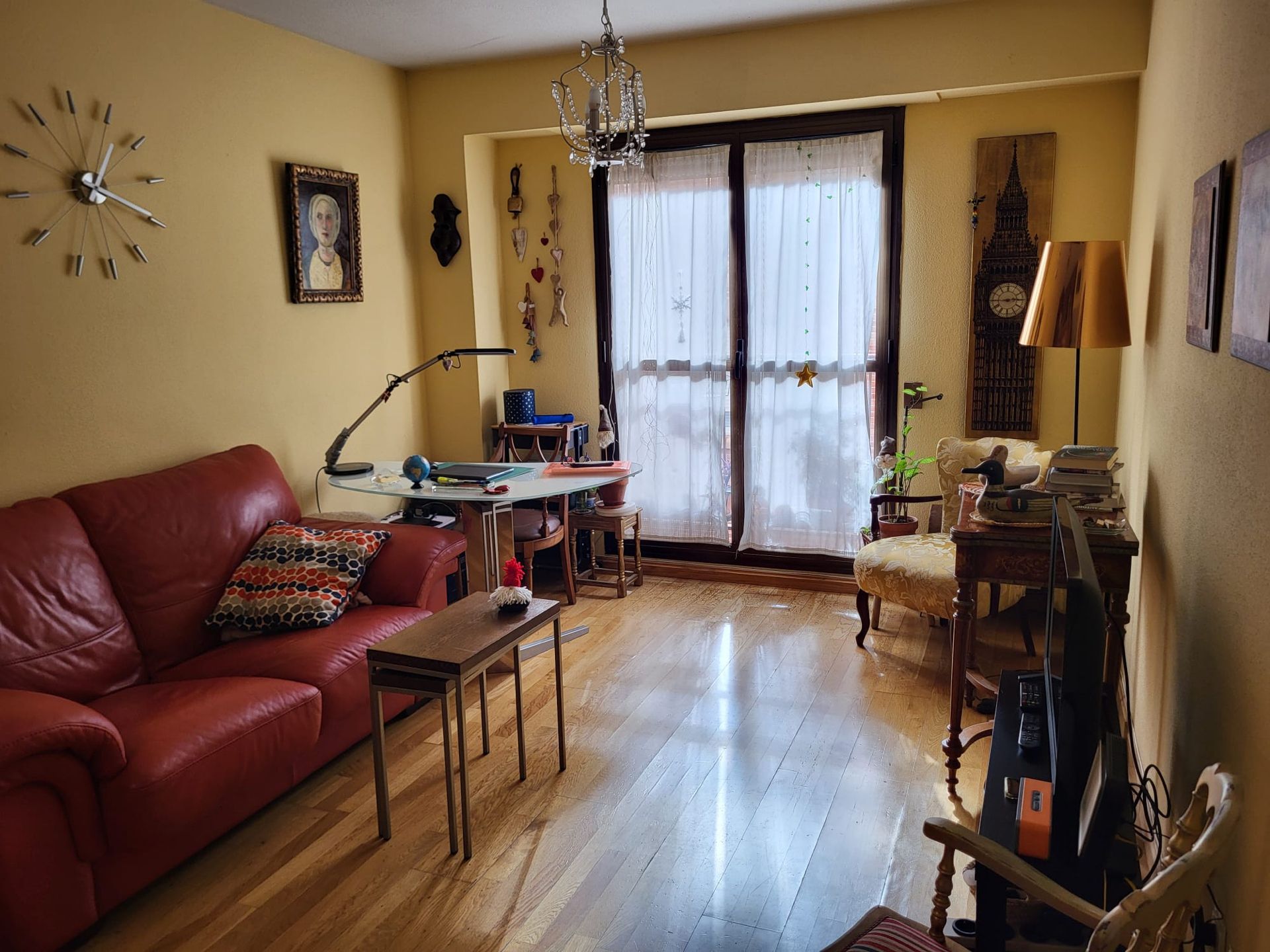 Sala d'estar de Pis en venda en  Madrid Capital amb Aire condicionat, Calefacció i Balcó