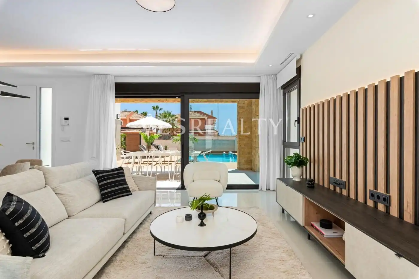 Sala de estar de Casa o chalet en venta en Rojales con Jardín privado, Trastero y Piscina