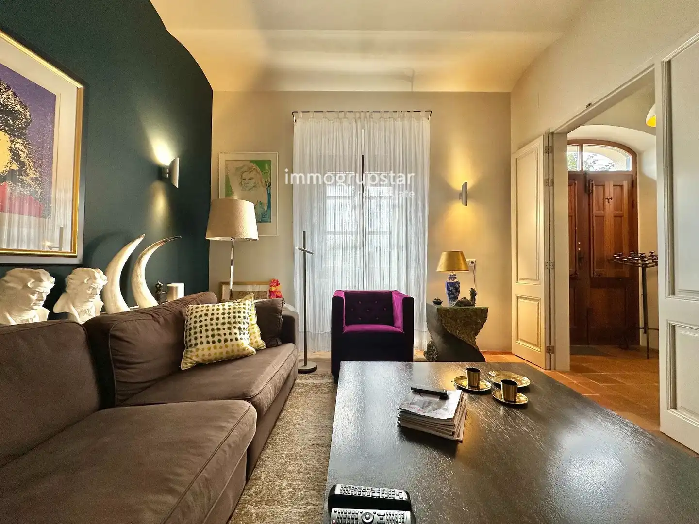 Sala d'estar de Casa o xalet en venda en Poble
