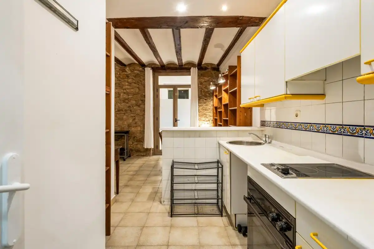 Cocina de Piso en venta en Barcelona con Calefacción, Terraza y Balcón