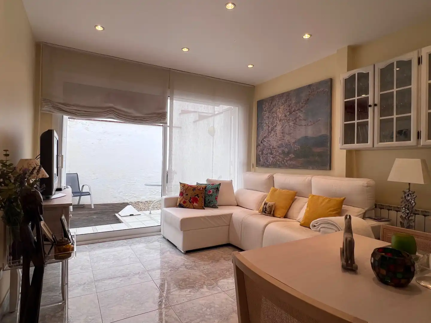 Sala de estar de Casa o chalet en venta en Badalona con Aire acondicionado, Calefacción y Terraza