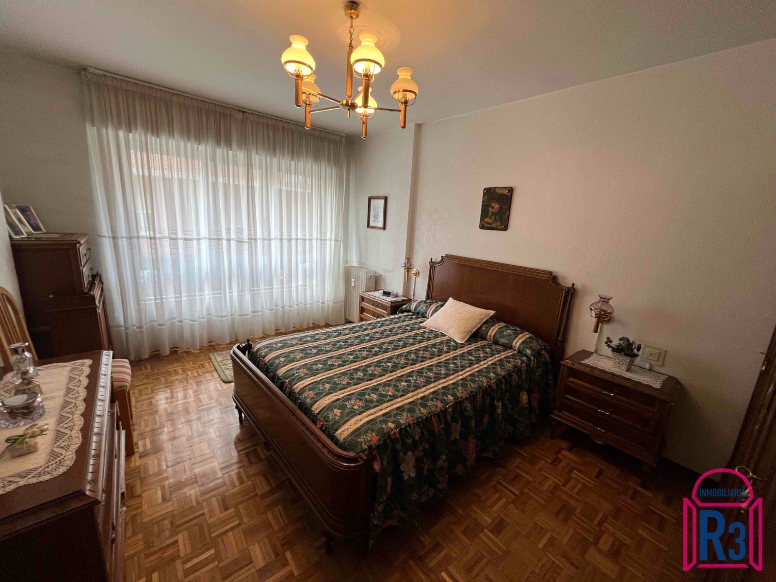 Bedroom of Flat for sale in León Capital   with Heating, Terrace and Furnished