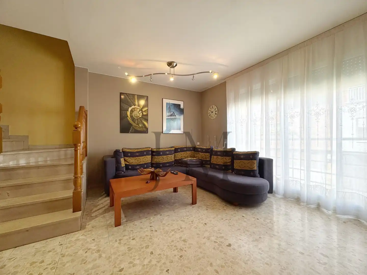 Wohnzimmer von Maisonette zum Verkauf in Terrassa mit Heizung, Terrasse und Abstellraum