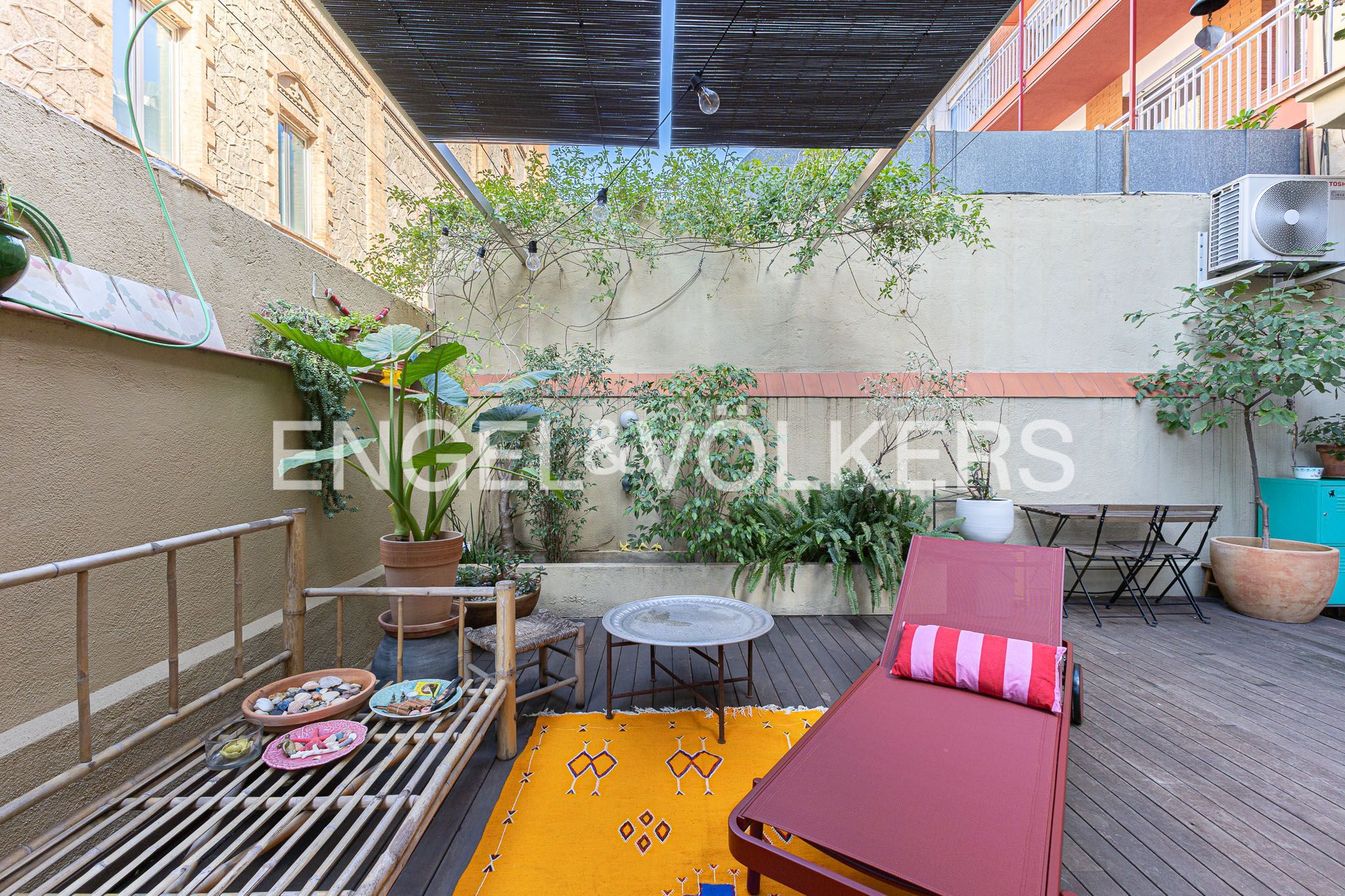 Terrace of Apartment for sale in  Barcelona Capital  with Air Conditioner, Heating and Parquet flooring