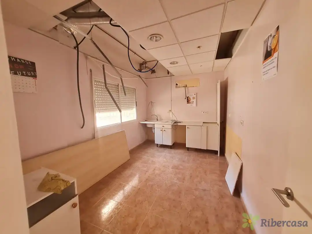 Cuina de Casa adosada en venda en Ribaforada amb Aire condicionat, Calefacció i Terrassa