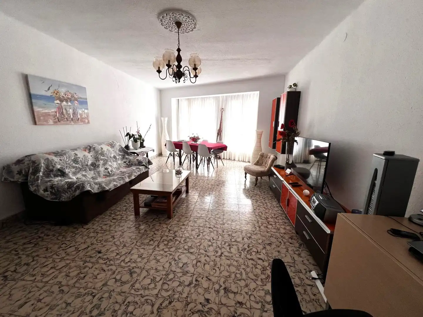 Sala de estar de Piso en venta en Benicarló con Aire acondicionado, Amueblado y Horno