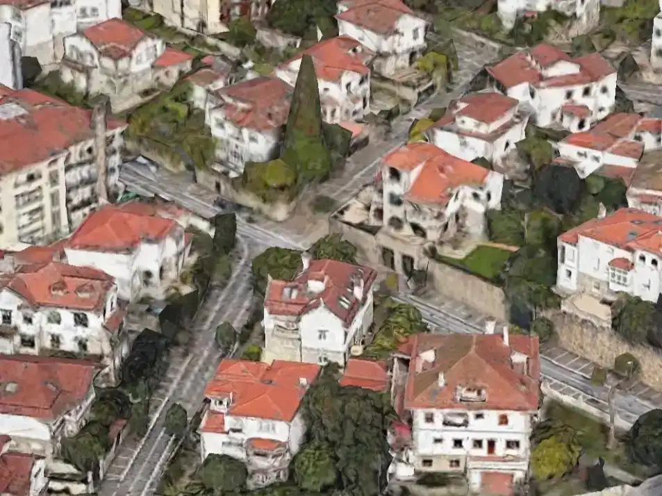 Vista exterior de Casa o xalet en venda en Santiago de Compostela 