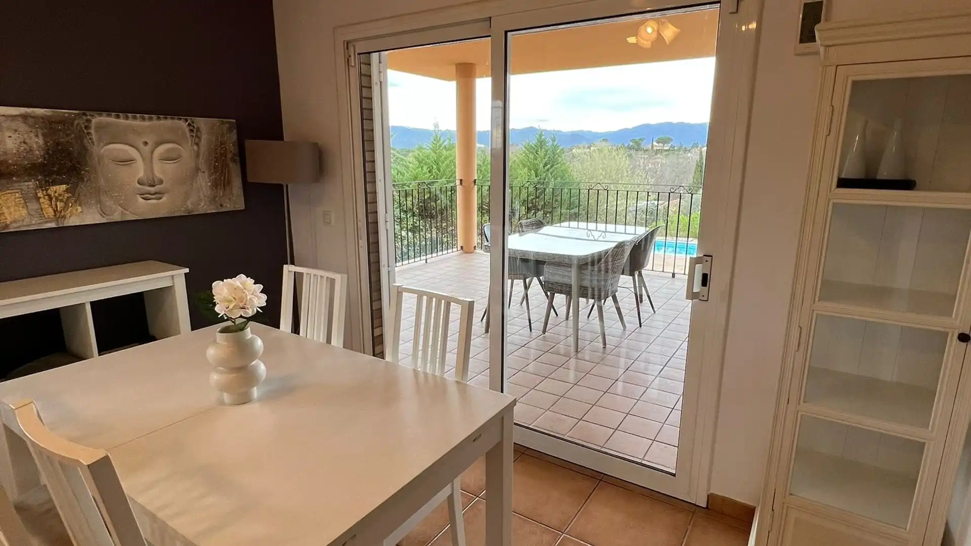 Comedor de Casa o chalet en venta en Sils con Calefacción, Jardín privado y Parquet