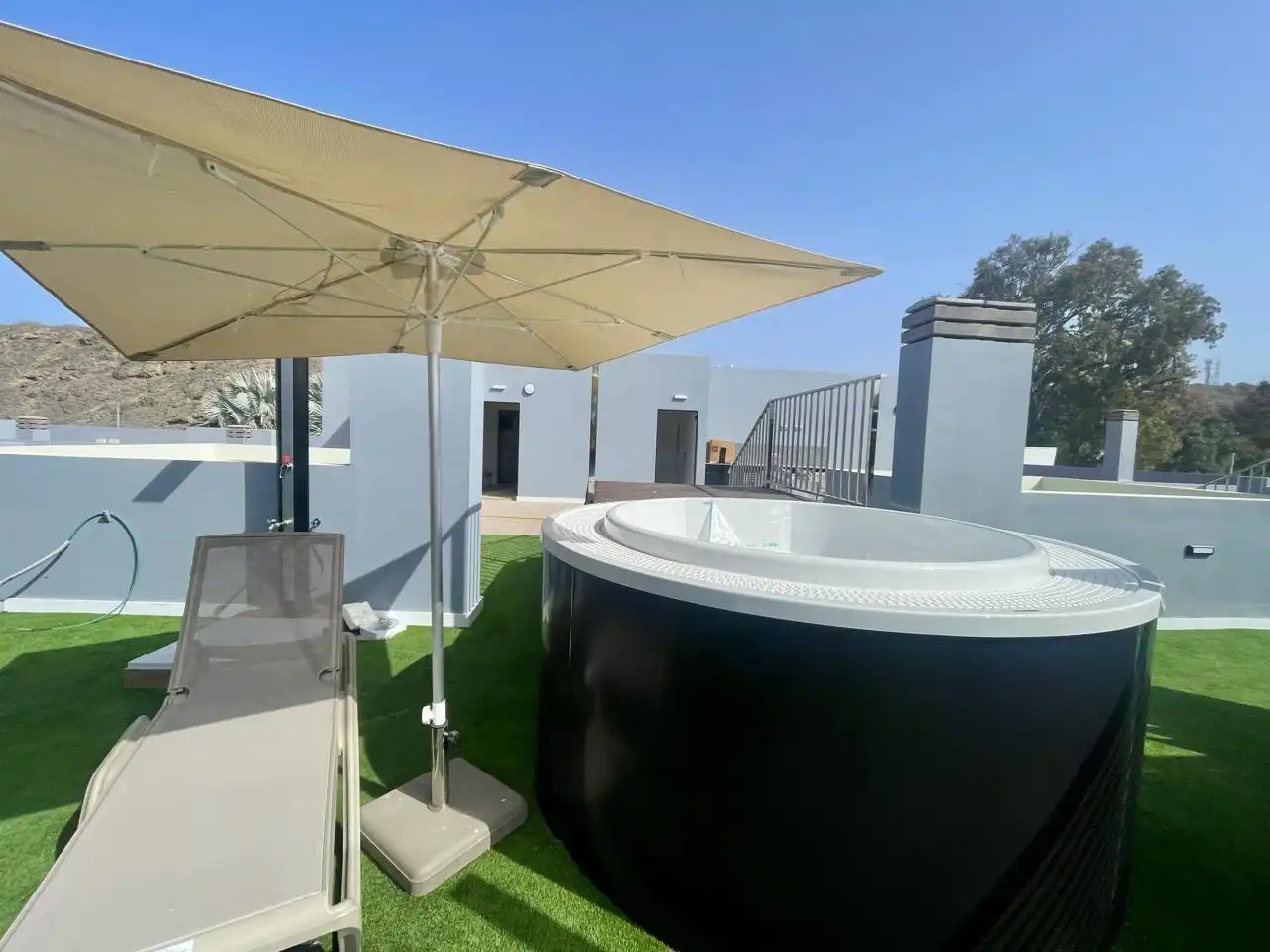 Terraza de Estudio de alquiler en Mogán con Aire acondicionado, Trastero y Amueblado