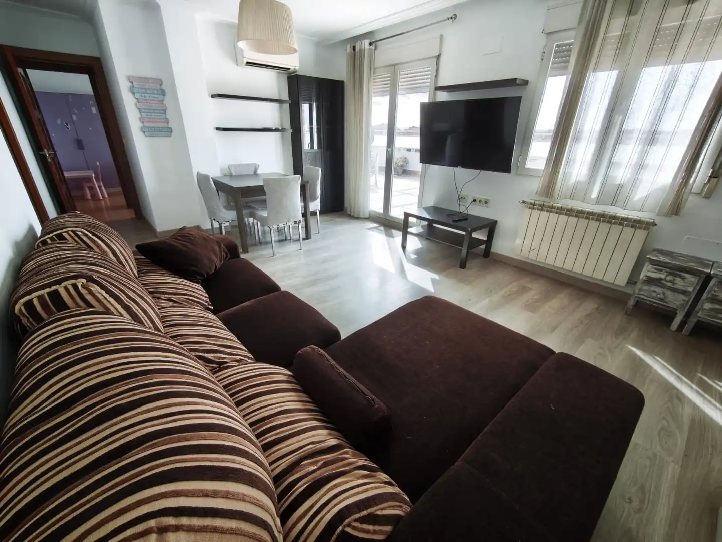 Sala de estar de Ático en venta en Albacete con Aire acondicionado, Calefacción y Parquet
