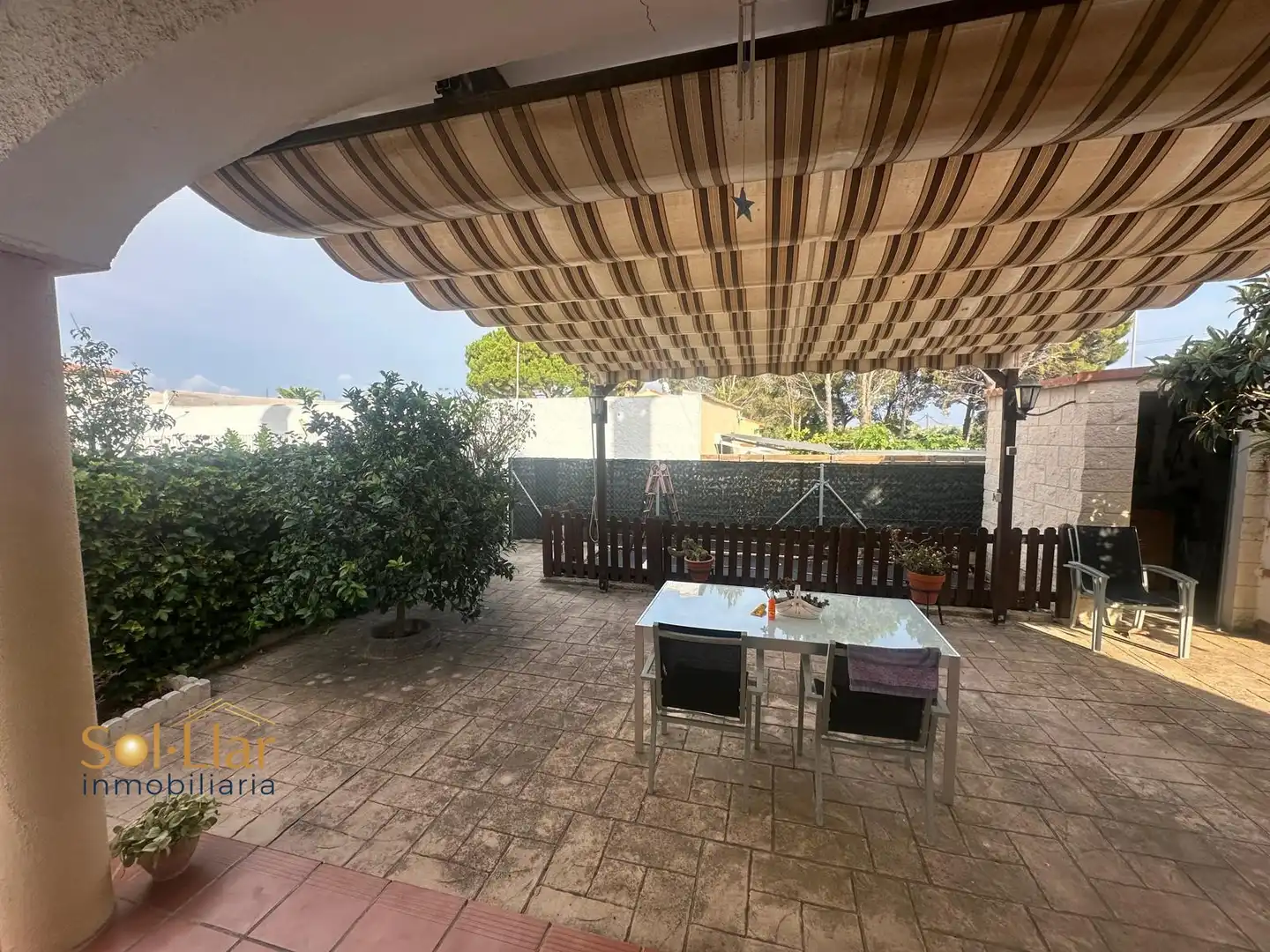 Terraza de Casa o chalet en venta en Mont-roig del Camp con Aire acondicionado, Calefacción y Jardín privado