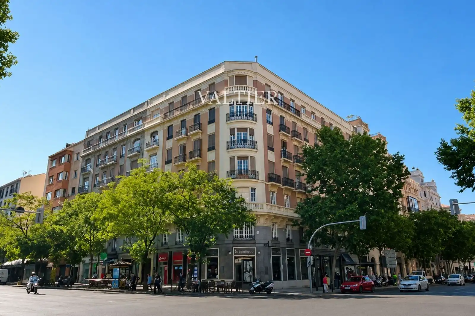 Außenansicht von Wohnung zur Miete in Madrid mit Klimaanlage