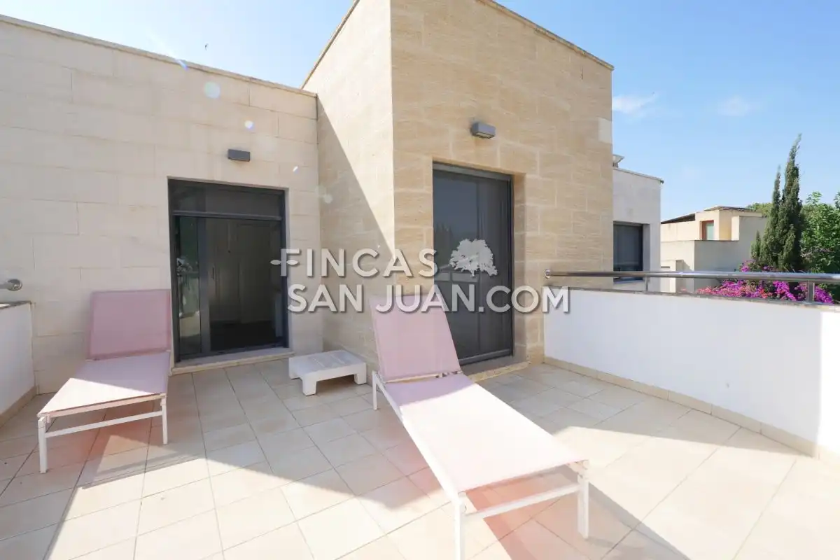 Terrassa de Casa o xalet en venda en Sant Joan d'Alacant amb Aire condicionat, Calefacció i Terrassa